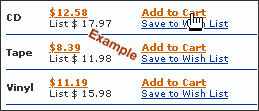 Shopping Cart Example 1.